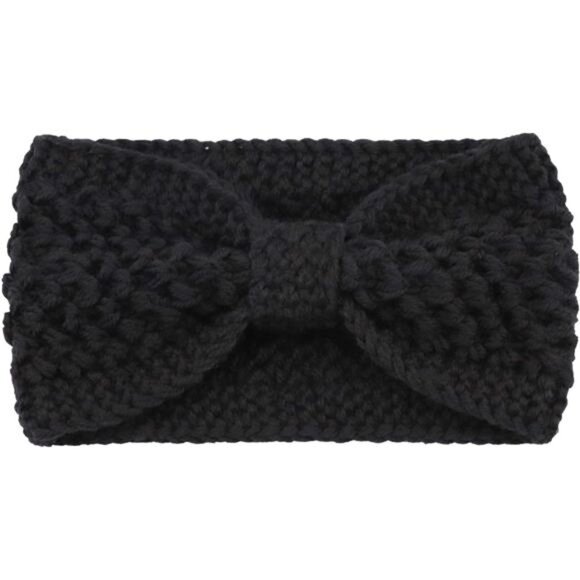 Winter Knit Crochet Turban Headband for Women - Warm Bulky Crocheted - Picture 7 of 8